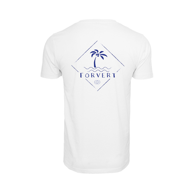 T-SHIRT - FORVERT PRINT - WHITE - LOMPOC - BRANDIT