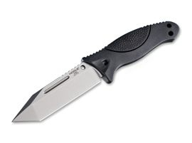 Hogue EX-F02 4.5 Satin Tanto Rubber Black Knife