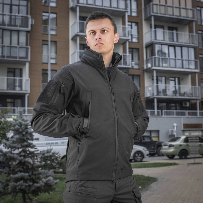 SOFTSHELL JACKET, DARK NAVY BLUE - M-TAC
