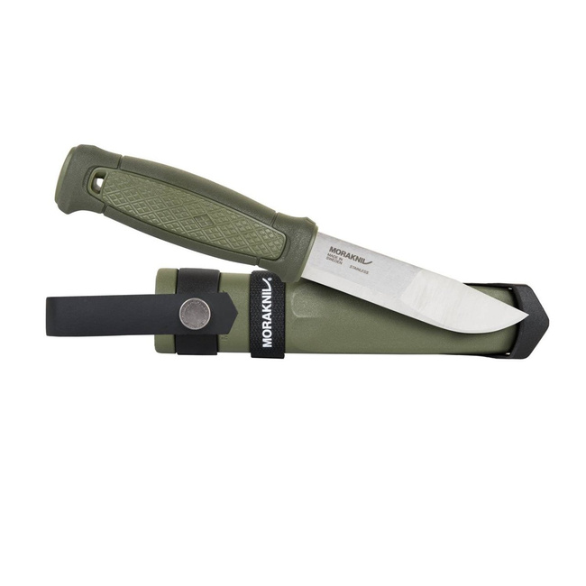 FIXED BLADE KNIFE - KANSBOL MULTI-MOUNT- STAINLESS STEEL - MORAKNIV® - OLIVE GREEN
