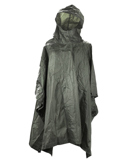 WET WEATHER PONCHO - RIPSTOP - Mil-Tec - OD