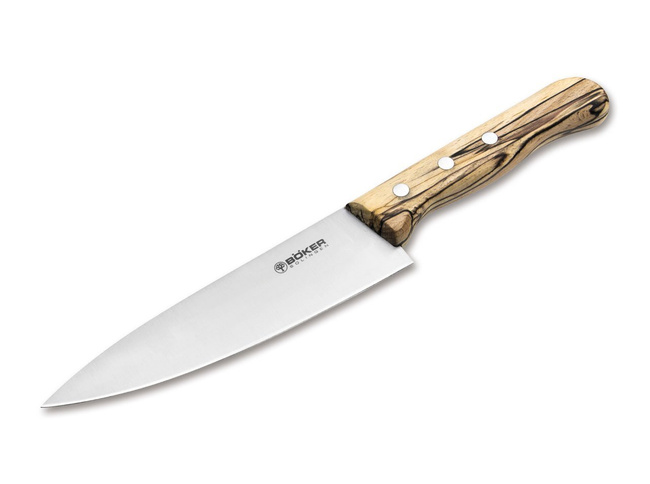 KITCHEN KNIFE TENERA CHEF'S KNIFE MEDIUM ICE BEECH - BOKER
