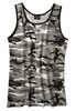 COTTON TANK TOP - Mil-Tec - URBAN CAMO