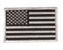 Us Acu Woven Nationality Badge Left