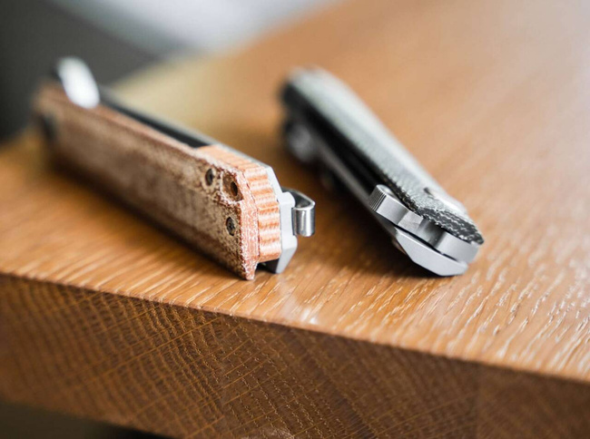 DAMASCUS KNIFE CATACLYST FLIPJOINT DAMAST - BOKER PLUS