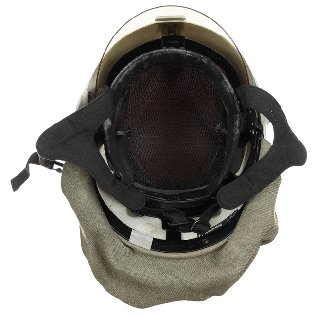 FIREFIGHTER HELMET - SCHUBERTH -  GERMAN ARMY MILITARY SURPLUS - USED