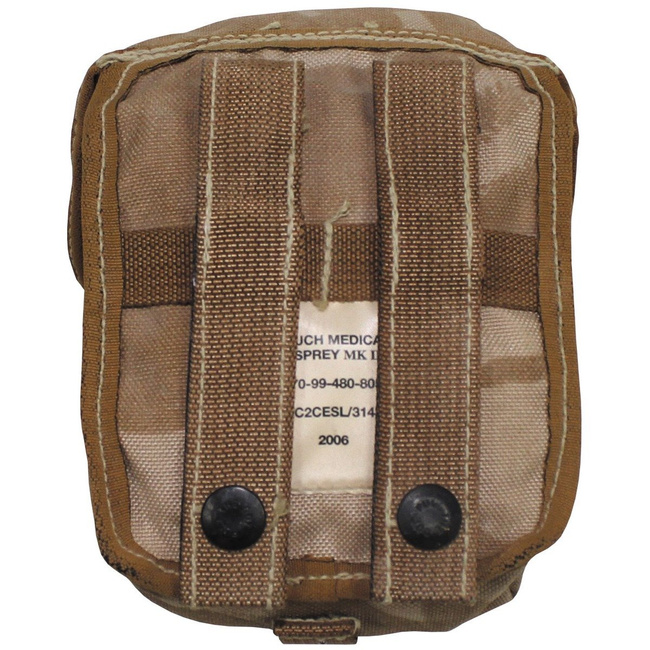 GB Pouch, MEDICAL, MOLLE, DPM desert, like new 11 x 14 x 7 cm