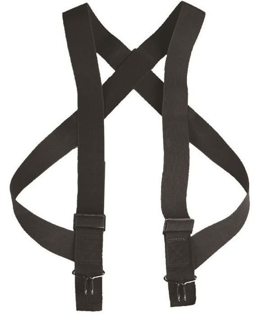 ELASTIC SUSPENDERS - Mil-Tec - BLACK