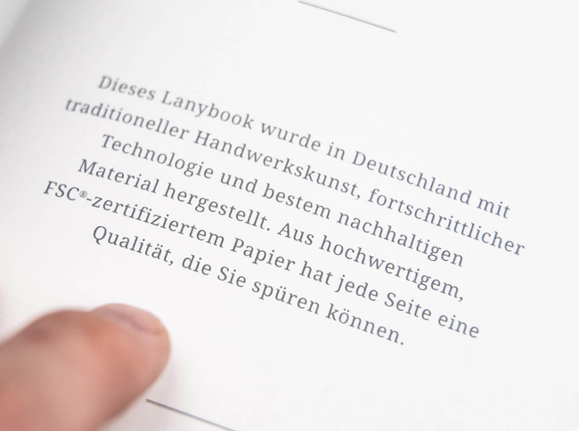 Notebook Lanybook Large - Black