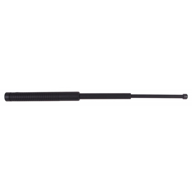 TELESCOPIC BATON - WITH NYLON CASE - CARBON - MFH - BLACK