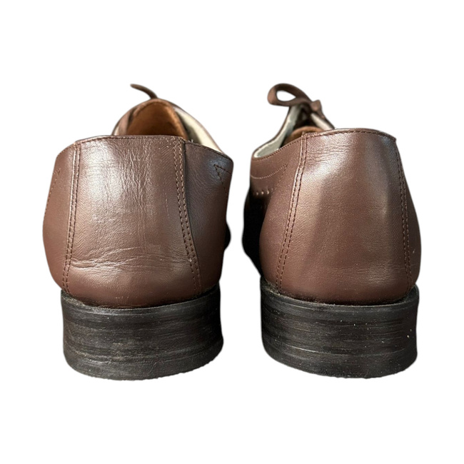 Summer shoes for men - RSR period - Romanian Army surplus - Brown - In good condition