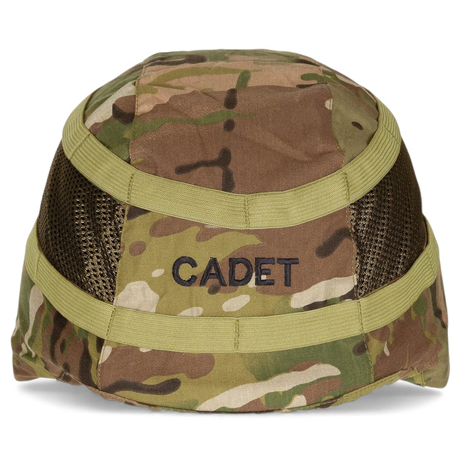 Helmet Cover with Mesh Insert - CADET - British Army Military Surplus - MTP Camouflage - Like New