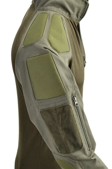 Defcon 5 Combat Shirt With Protections Full Sleeves - Olive Drab Green