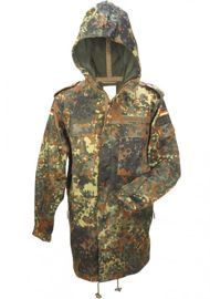 PARKA GENUINE GERMAN ARMY FLECKTARN CAMO W/O LINER