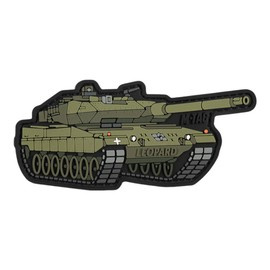 PATCH LEOPARD TANK 2 PVC - OLIVE - M-TAC