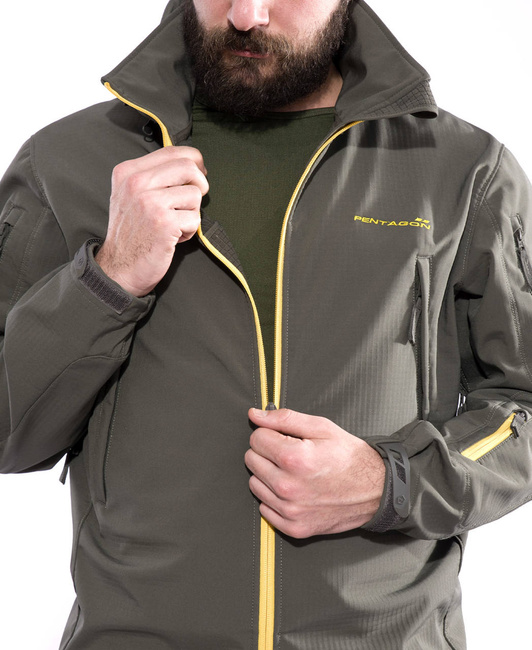 SOFTSHELL JACKET - ARTAXES ESCAPE - PENTAGON - TERRA BROWN