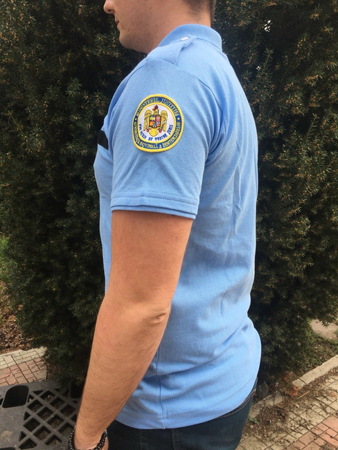 Prison Guard Polo T-Shirt, Light Blue