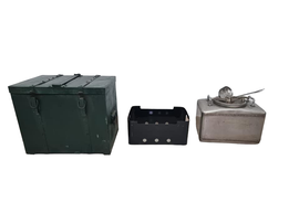 PORTABLE KITCHEN WITH INSULATED BOX - SURPLUS ROMANIAN ARMY - FUNCTIONAL