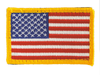  US Coloured Fabric Nation insignia with hook & loop closure LG 
