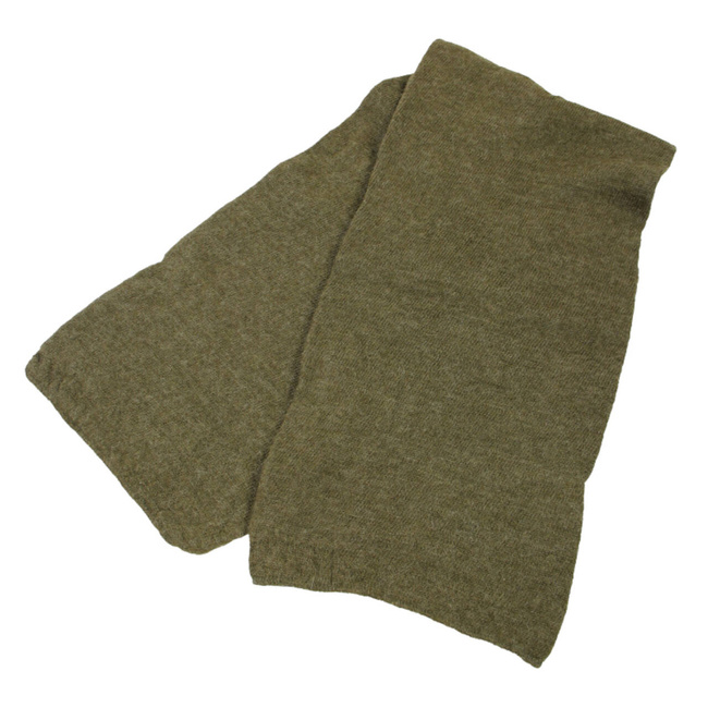 WOOL SCARF -1960 - GREEN OD - MILITARY SURPLUS ROMANIAN ARMY - IN GOOD CONDITION