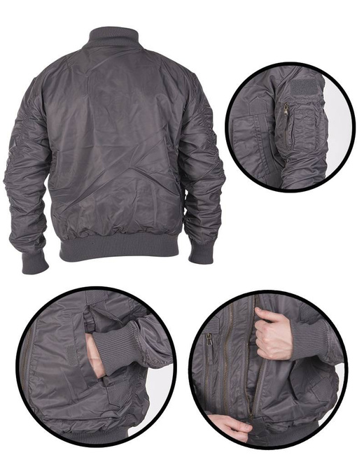US TACTICAL FLIGHT JACKET - Mil-Tec® - URBAN GREY