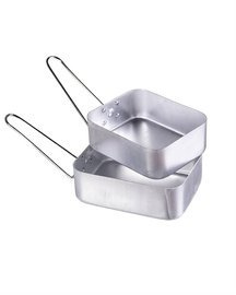 BRITSH 2-PC. ALUMINUM ANODIZED MESS KIT - MILTEC