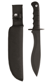 Combat Knife With Machete Blade