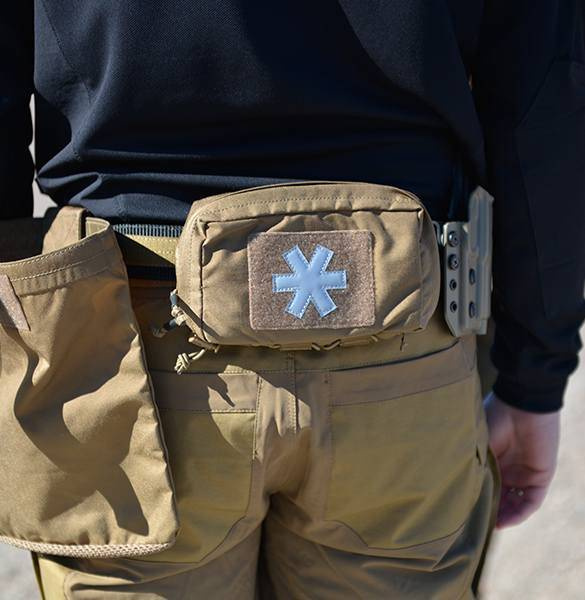 SET OF POUCH AND INSERT FOR FIRST AID KIT - MODULAR INDIVIDUAL MED KIT® - Helikon-Tex® - PL WOODLAND