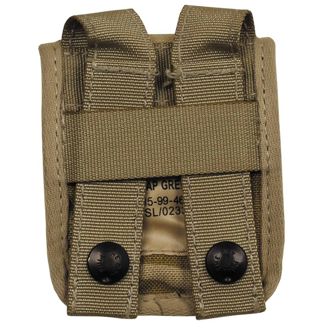 GB POUCH "MOLLE" - GRENADE AP - DPM DESERT - USED