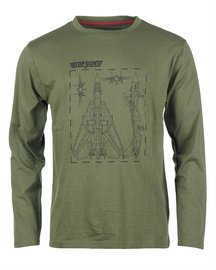 LONG SLEEVE SHIRT - TOP GUN - MIL-TEC - OD