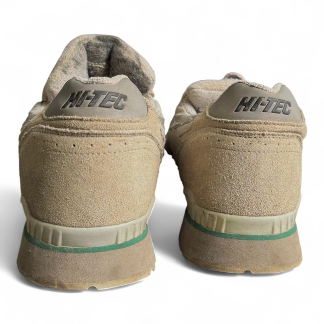 SPORTS SHOES - HI TEC - SILVER SHADOW - BRITISH ARMY MILITARY SURPLUS - WHITE - USED