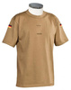 GENUINE GERMAN ARMY KHAKI SHORT SLEEVE TROPICAL UNDERSHIRT W/ VELCRO STRIPS
