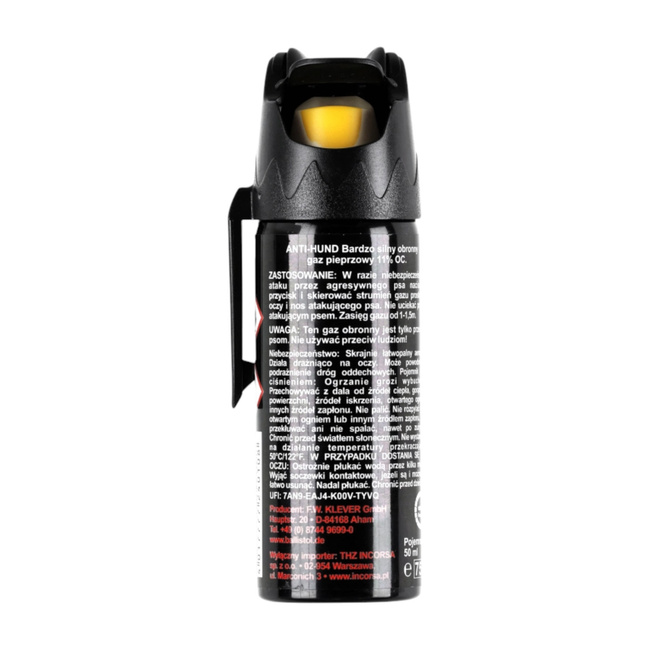 ANTI-DOG PEPPER SPRAY - 50 ML - KLEVER