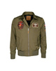 TOP GUN FLIGHT JACKET - HORNET - OD GREEN - Mil-Tec