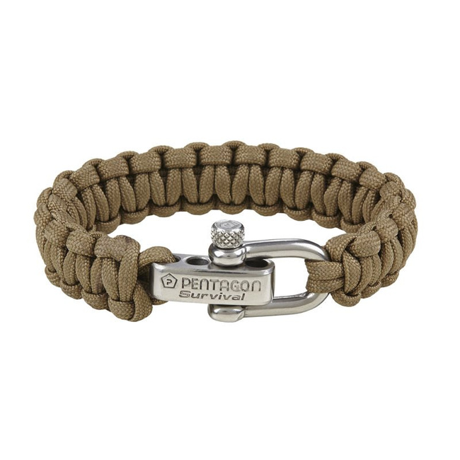 Pentagon 2.0® Survival Bracelet Paracord - Coyote
