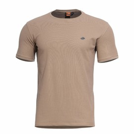 T-SHIRT - "LEVANTES CREWNECK" - PENTAGON® - TAN BROWN