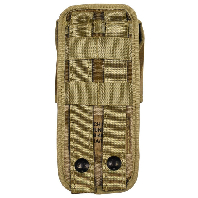 GB Ammo Pouch, SA 80, MOLLE, DPM desert, used