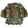 External Frame Backpack -Turkish Army Military Surplus - M81 Woodland Camouflage - Used - Top Condition