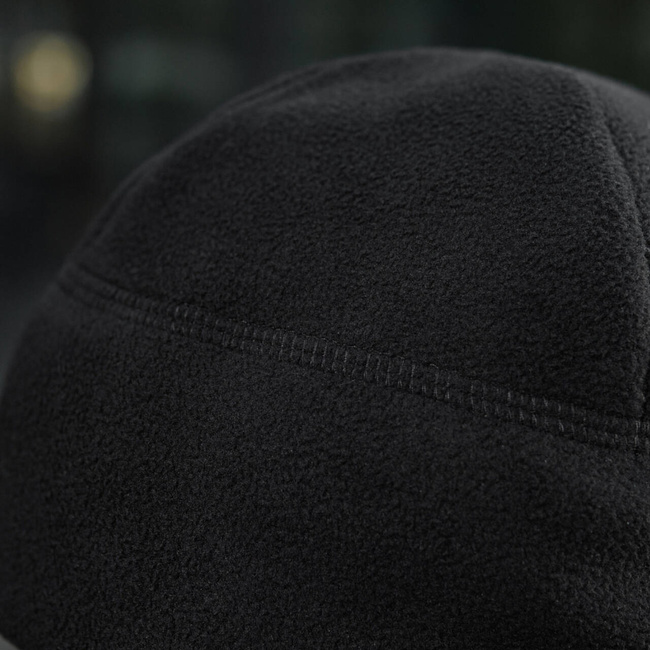 WATCH FLEECE HAT - ELITE BEANIE HAT (320g/m ) WITH SLIMTEX - BLACK - M-TAC