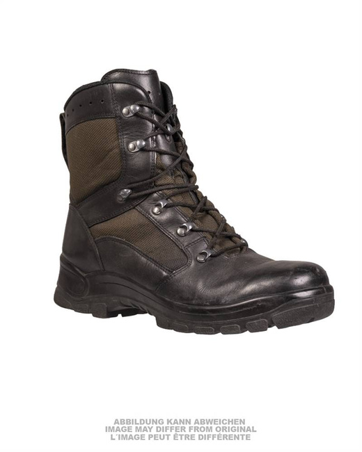 GERMAN COMBAT BOOTS - BLACK TROPICAL - USED