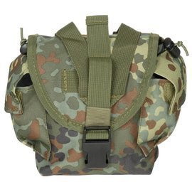 Drinking Bottle Bag "Molle", BW camo