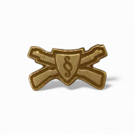 Rank Insignia - Military Justice - Hungarian Army Military Surplus - Silver - Like New