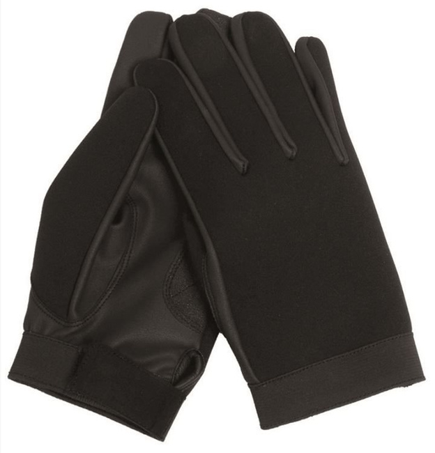 NEOPRENE LONG GLOVES - Mil-Tec - BLACK