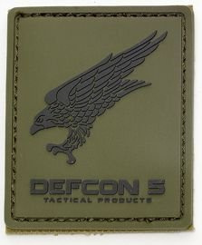 PATCH DEFCON 5 LOGO RUBBER - Green