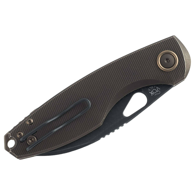 POCKET KNIFE - "Chilin Titan Dark Stonewash" - FOX KNIVES