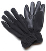GLOVES FLEECE ´ALPINA´ FINGER W/ PVC PALMS BLACK 