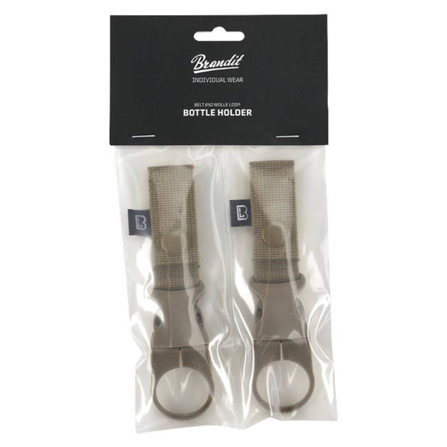 BELT HOLDER FOR BOTTLE - MOLLE - 2 PCS - CAMEL - BRANDIT