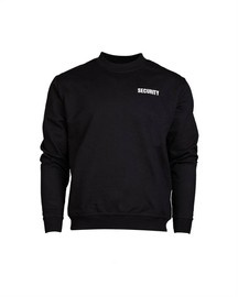 BLACK SECURITY SWEATSHIRT
