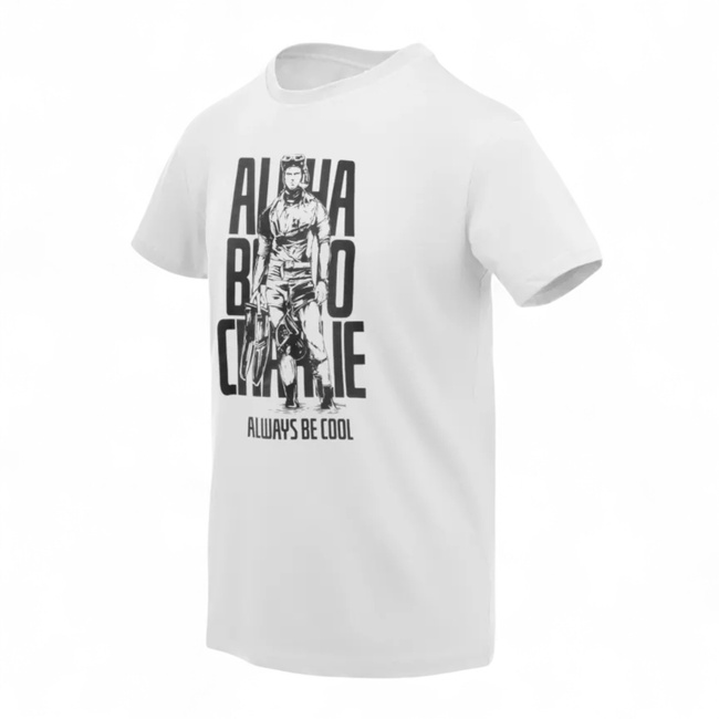 Classic T-Shirt - ABC Alfa Bravo Charlie - White - Helikon-Tex