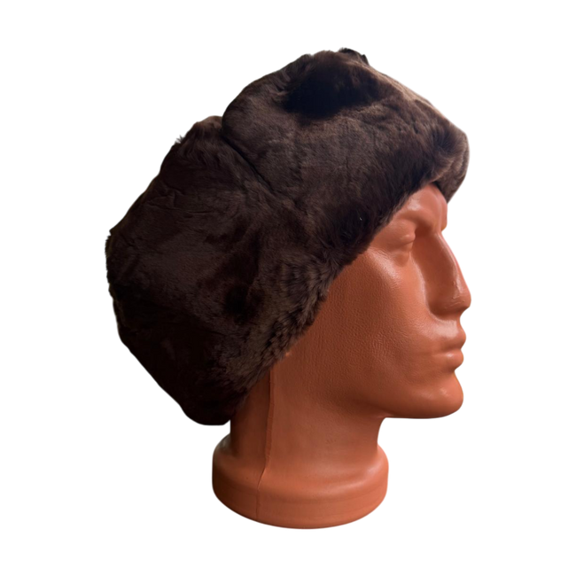 Fur hat, Cold War era, Romanian Army Surplus - Brown